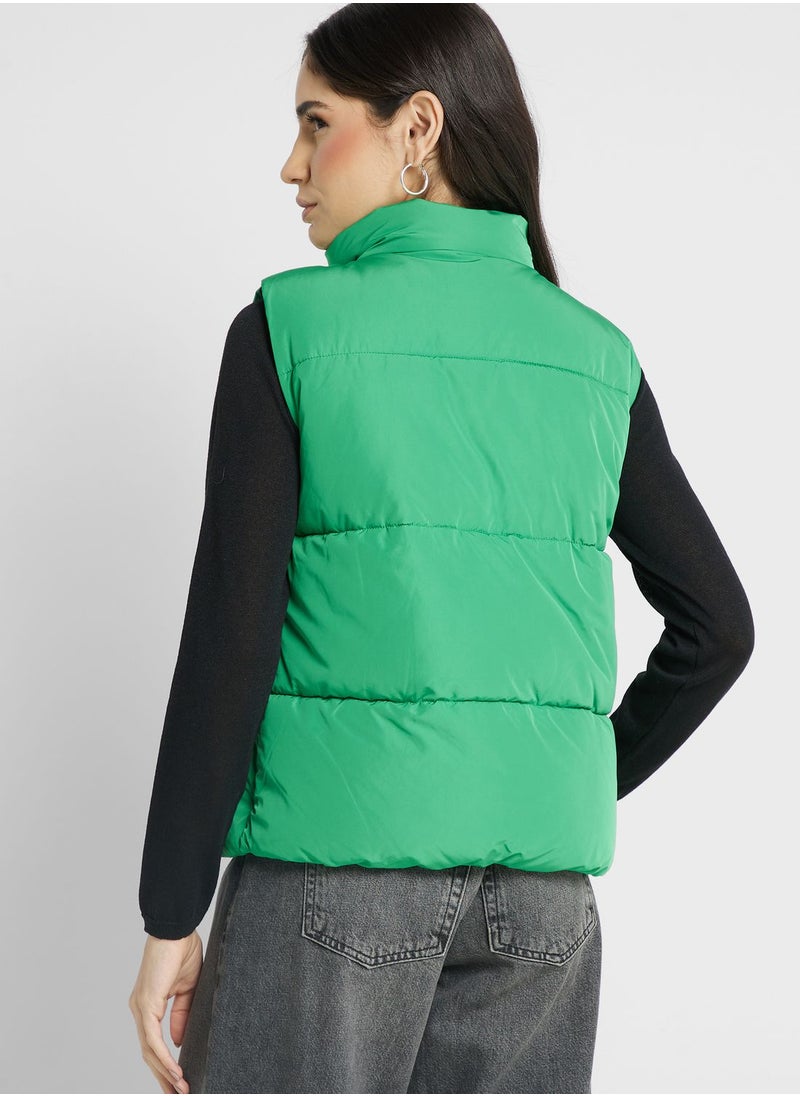 Jacqueline de Yong - High Neck Coat - Image 1