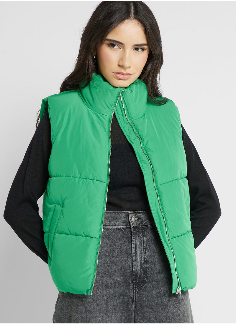 Jacqueline de Yong - High Neck Coat - Image 1