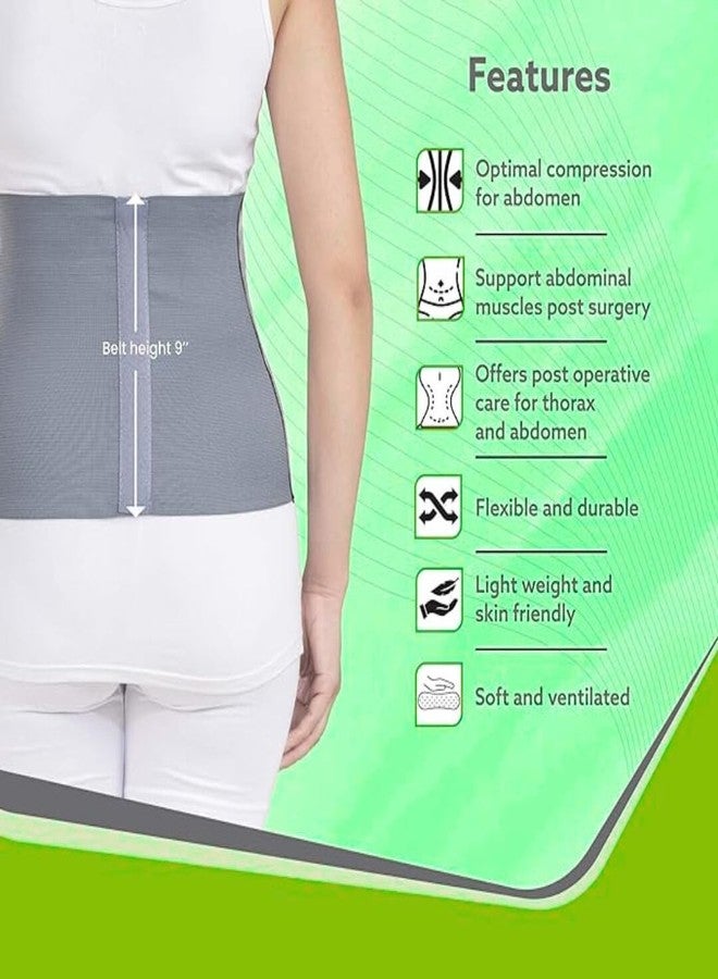 EASEFIT حزام إيزيفيت للبطن للتعافي بعد الولادة وتخفيف آلام الظهر، حزام دعم للبطن والخصر للنساء بعد الولادة، حزام دعم أسفل الظهر للرجال والنساء، مقاس كبير - Image 2