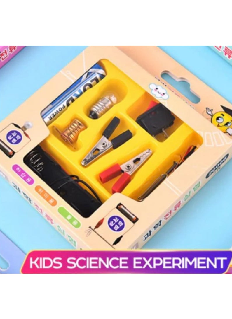 Generic - A group of electrical experiments with a “yellow” bulb. - Image 1