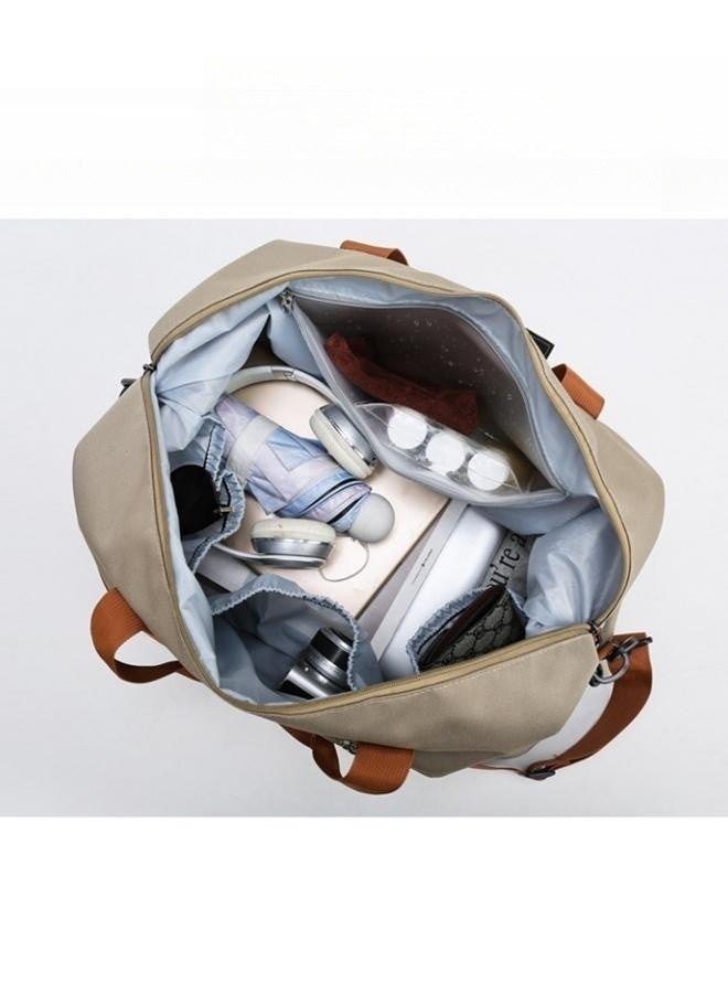 WAOKN Large-capacity Travel Bag Handbag Boarding Luggage Bag Dry and Wet Separation Independent Shoe Compartment Business Trip Fitness Shoulder Bag Gym Sacks - Image 5