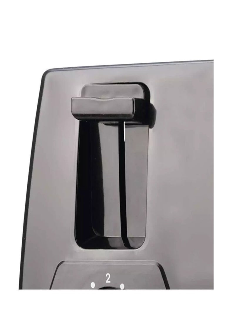 Generic - 4 Slice Toaster with 2 Adjustable Browning Control knob, Stop Function & Removable Crumb Tray Breakfast Maker Stainless Steel Bread Toaster - Image 1