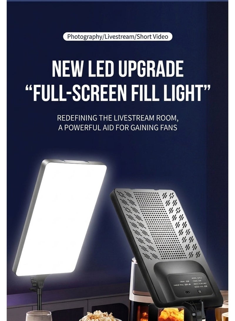 16 inch LED Video Light Kit, 3200K-6500K Photography Studio Light with Tripod Stand fro Live Broadcast YouTube TikTok Makeup Selfie Fill Light - Image 5
