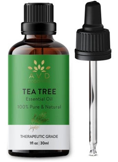 AVD Organics Tea Tree Essential Oil 30Ml - 100% Pure And Natural Therapeutic Grade Aromatherapy Essential Oil For Relaxation, Skin & Hair, Essential Oil For Diffuser 1 Fl. Oz  - Image 1
