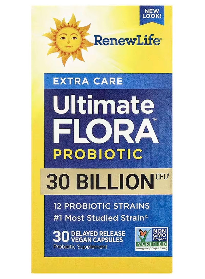 رينيو لايف‏, بروبيوتك العناية الفائقة بمقدار 30 مليار وحدة تشكيل مستعمرة، 30 كبسولة نباتية - Image 1
