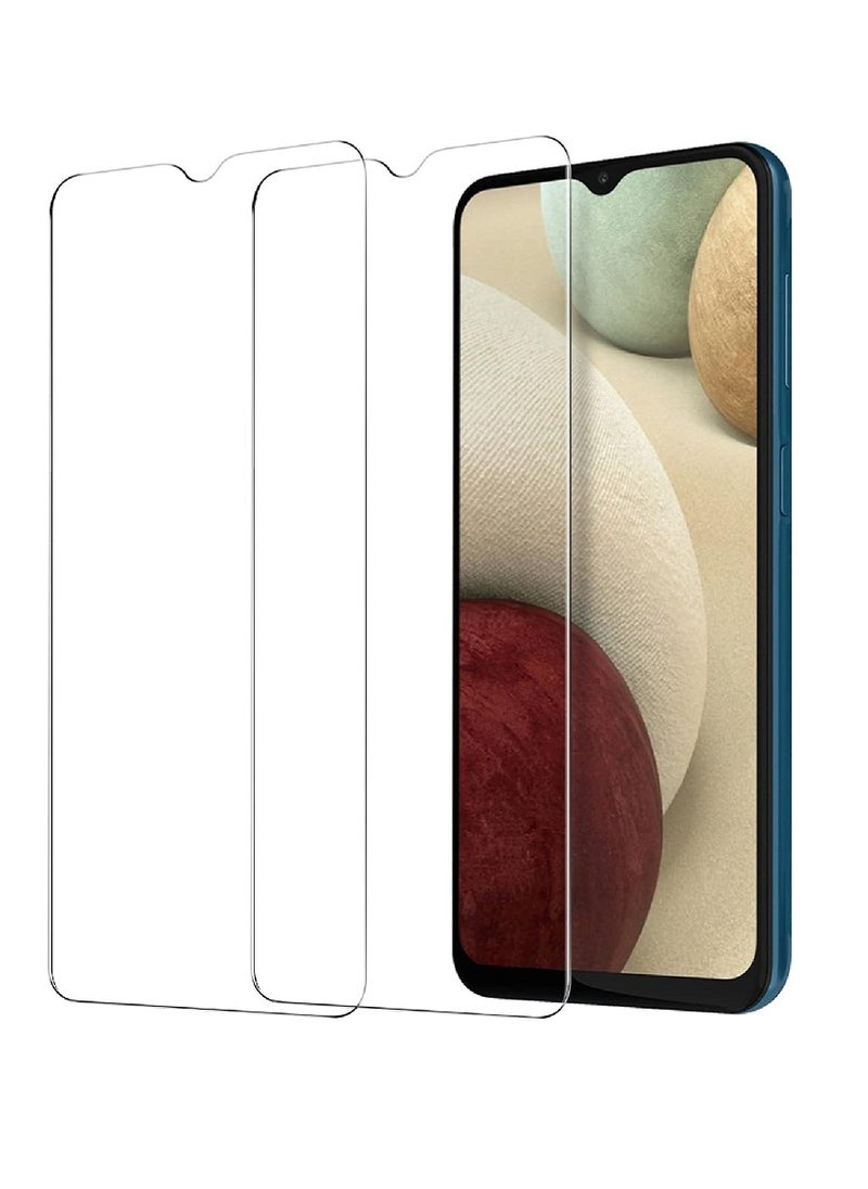 Super 2 Pieces Tempered Glass Screen Protector Clear Designed For Samsung Galaxy A02s Full Screen Coverage And Bubble Free - Image 1