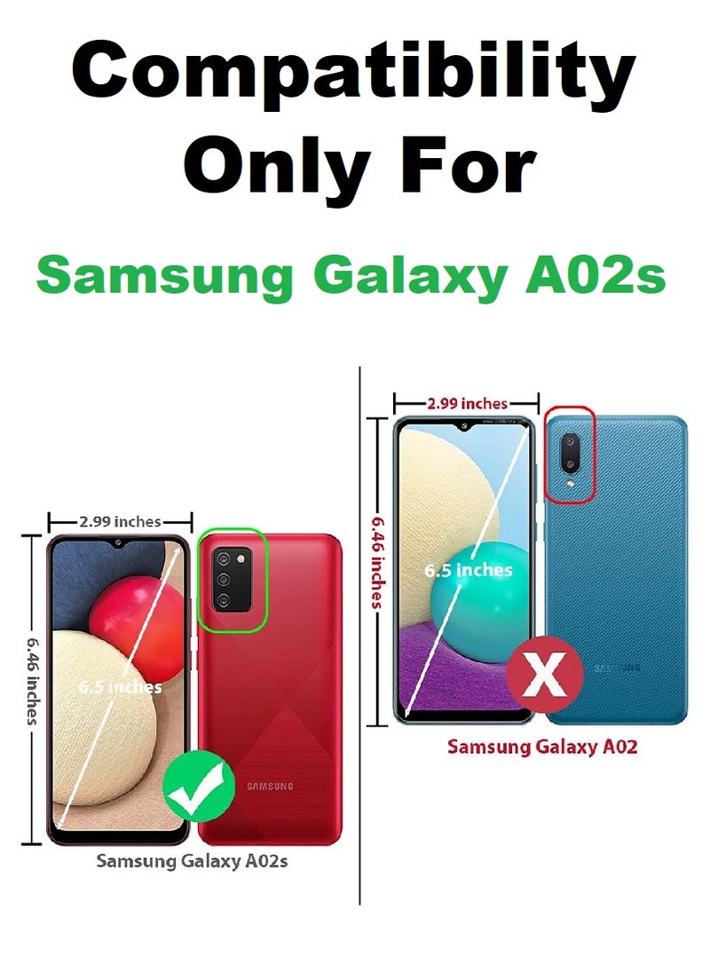 Super 2 Pieces Tempered Glass Screen Protector Clear Designed For Samsung Galaxy A02s Full Screen Coverage And Bubble Free - Image 3