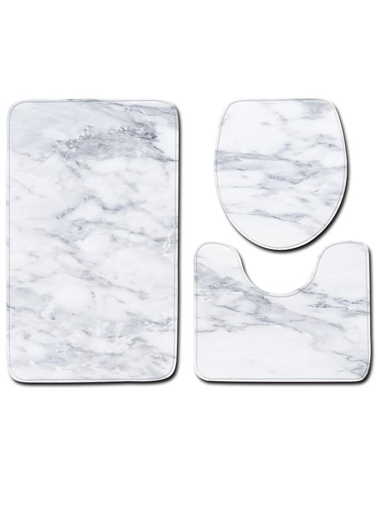 الأزرق جي دبليو طقم إكسسوار دواسات الحمام من 3 قطع - Image 1