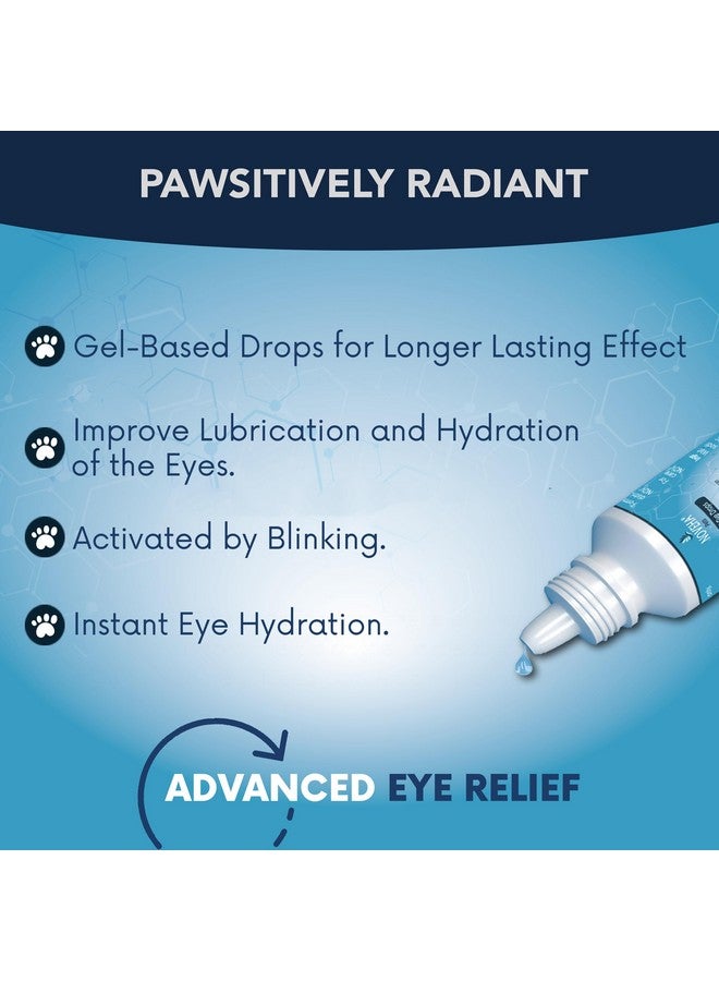 NOVEHA Pet Gel Eye Drops With 0.3% Viscoadaptive Hyaluronan | Eye Solution For Severe Dry Eyes - Long Lasting Hydration, Reduces Nuisance, Swelling & Dryness - Eye Lube For Dogs And Cats (2X10Ml) - Image 2