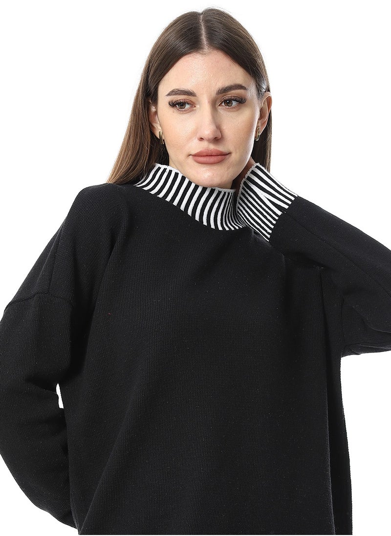 Caesar Women Wool Long Pullover With High Neck  - Image 3