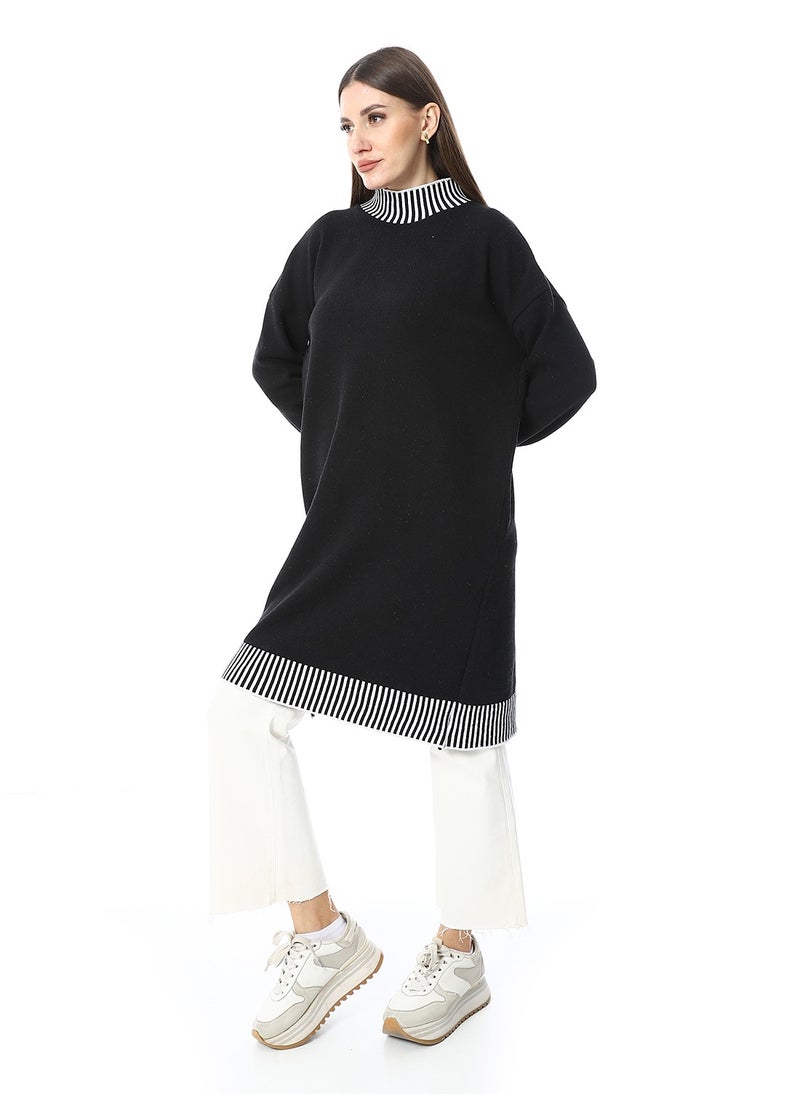 Caesar Women Wool Long Pullover With High Neck  - Image 4