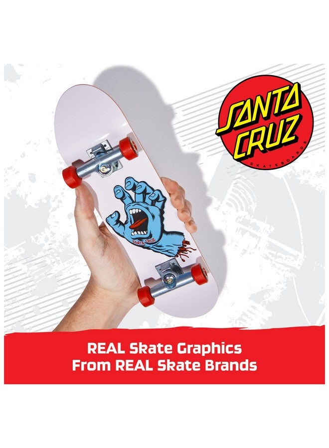 Tech Deck تكنيك ديك، لوح يد سانتا كروز؛ سكيت بوردات مصغرة أصلية، ألعاب أطفال للأولاد والبنات، أعمار 6 وما فوق (استخدام اليد فقط) - Image 3