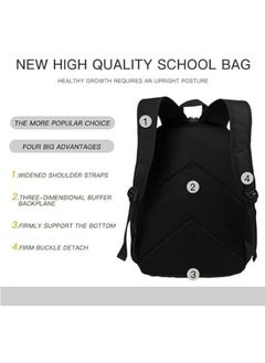 FORTNITE Fortnite Backpack 3 Piece Set Beautiful Casual Travel Backpack Large Capacity Breathable Portable Lightweight 3 Piece Gaming Backpack  - Image 3