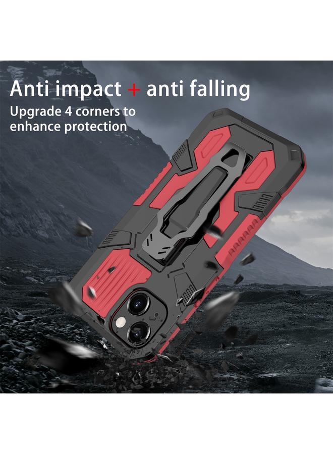 اس-توب جراب لهاتف iPhone 14 Plus من Machine Armor Warrior مصنوع من مادة PC + TPU - Image 5