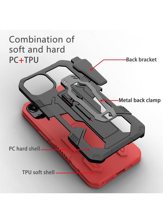 اس-توب جراب لهاتف iPhone 14 Plus من Machine Armor Warrior مصنوع من مادة PC + TPU - Image 2
