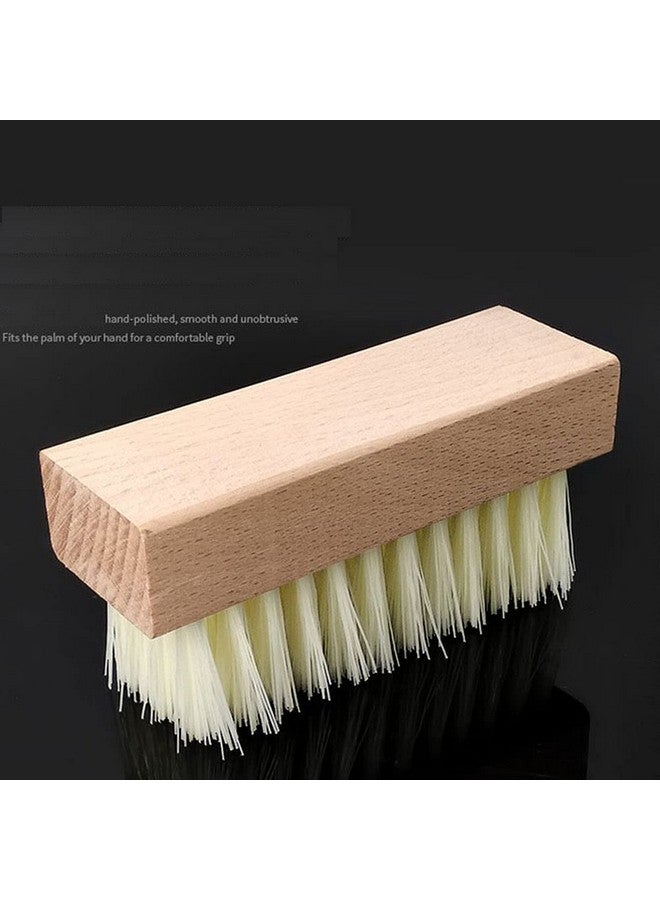 لوزين 3 قطع من فرشاة تنظيف الأظافر الاحترافية، فرشاة تنظيف يدوية خشبية لتنظيف الأظافر، أداة تنظيف الأظافر للنساء والرجال، أداة تجميل الأظافر والباديكير - Image 3