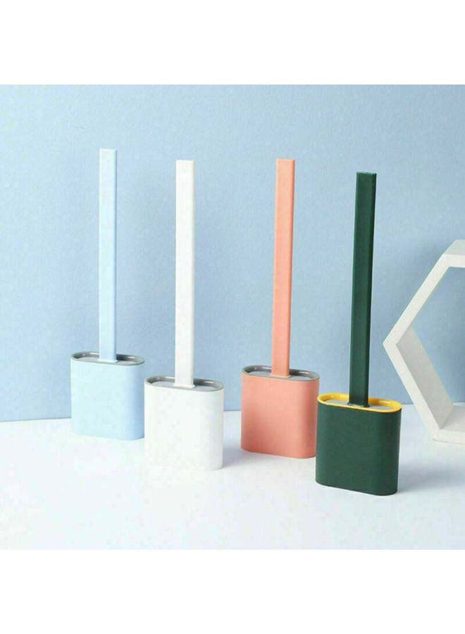 Alyashmac Silicone Toilet Brush With Base Blue 3610x10cm - Image 2
