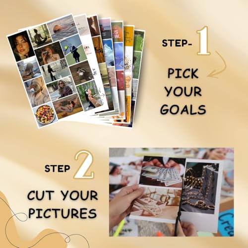 Posters Inc 2026 Vision Board for Manifestation Wall Posters 205 Elements Pack of 12 A4 Size 300 GSM Matte Paper for Wall, Bedroom, Hostel Motivational Life Goals Quotes Daily Affirmations Collection For Girls With Glue Dots Adhesive - Image 3