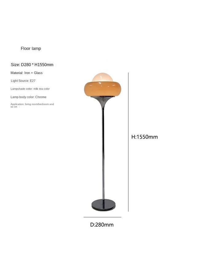 Bluejw Middle Ages Vintage Egg Tart Table Lamp Bauhaus Style Study Bedroom Bedside Lamp Nostalgic Retro Floor Lamp  - Image 1