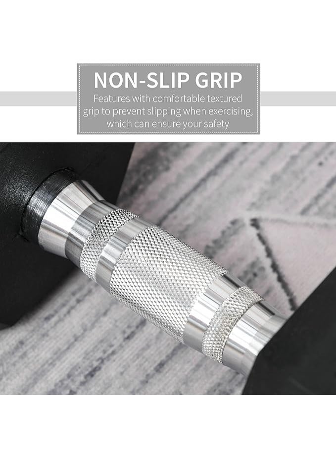 دامبل سداسي مطاطي مستورد – 15 كجم - Image 3