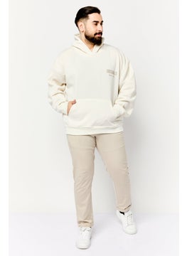 Originals by Brooklyn Cloth Men Graphic Print Long Sleeve Hoodie, Cream  - Image 2
