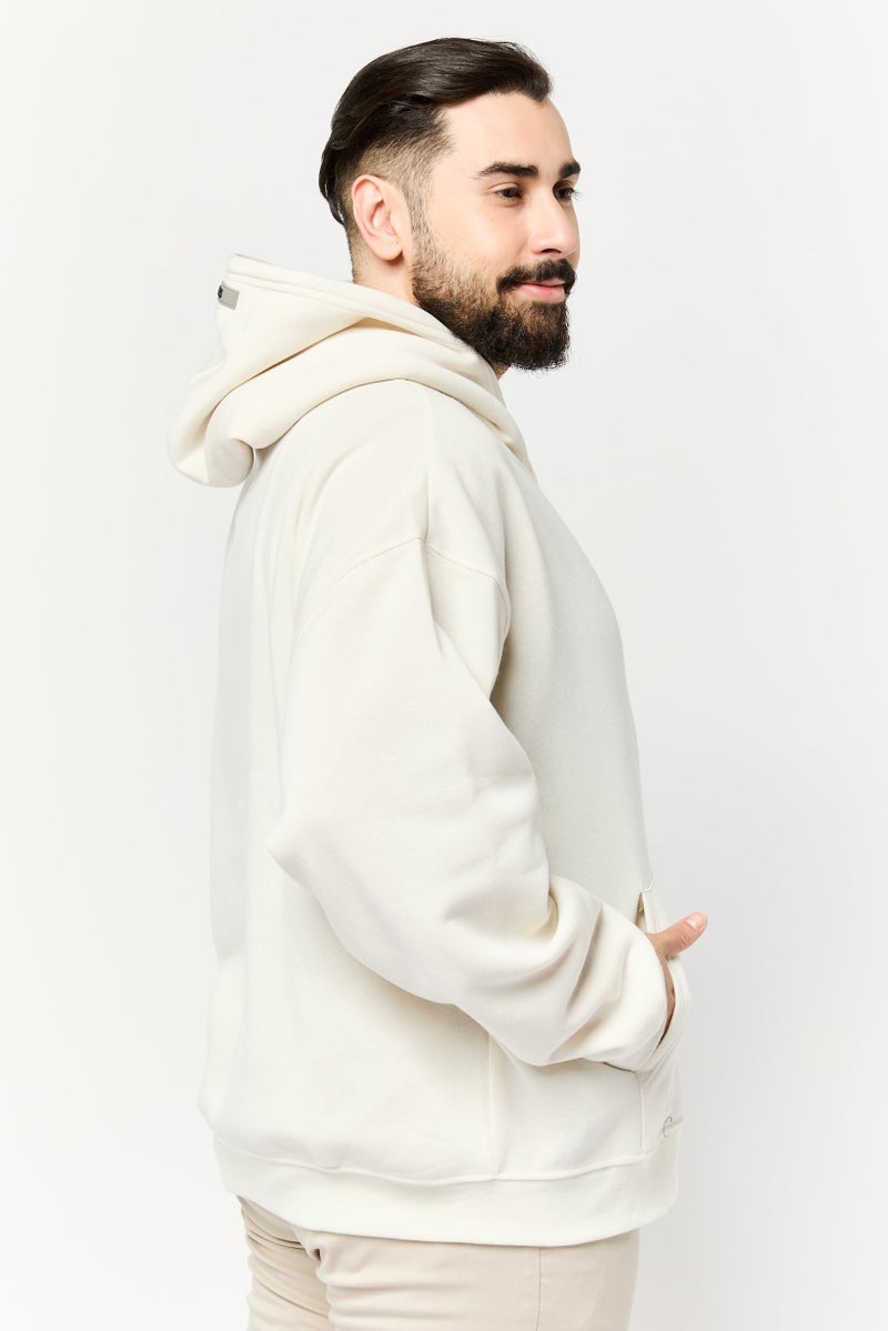 Originals by Brooklyn Cloth Men Graphic Print Long Sleeve Hoodie, Cream  - Image 4