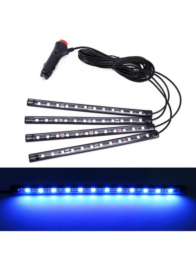 Loquat 4-In-1 Universal Car LED Atmosphere Lights Colorful Lighting Decorative Lamp, With 48LEDs SMD-5050 Lamps - Image 2