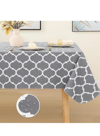 Rectangle Table Cloth, 60x102inches(150x260cm) Waterproof Stain Resistant Washable Tablecloth, Moroccan Polyester Table Cover for Dining, Indoor and Outdoor - pzsku/Z9348F18389A2C0C525E6Z/45/_/1721724834/074caf45-516e-4506-9ff3-353a082d185c