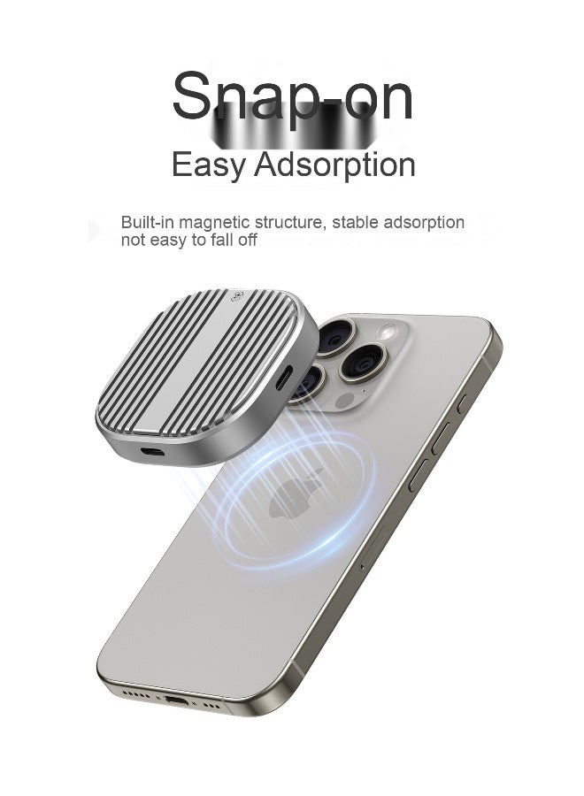 Portable External Magnetic SSD Enclosure Compatible with iPhone 15 Pro/Max - Image 3