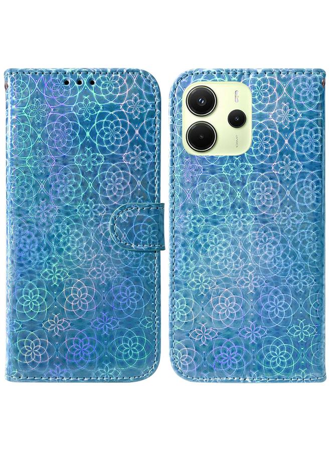 اس-توب جراب لهاتف Redmi Note 14 4G مقاس 164.84 مم، جراب هاتف جلدي ملون بإبزيم مغناطيسي - Image 1