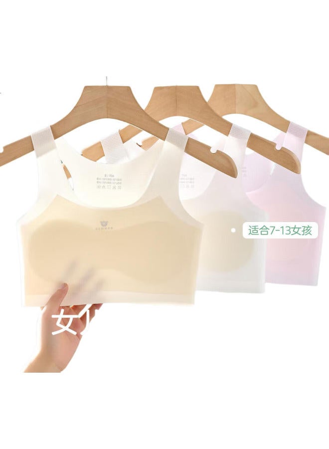 Modal 2-Piece Girls' Underwear, Puberty Bra For Elementary School Students, Thin Camisole For 9-12 Year Olds, Children'S And Teenage Girls' Bra - Image 1