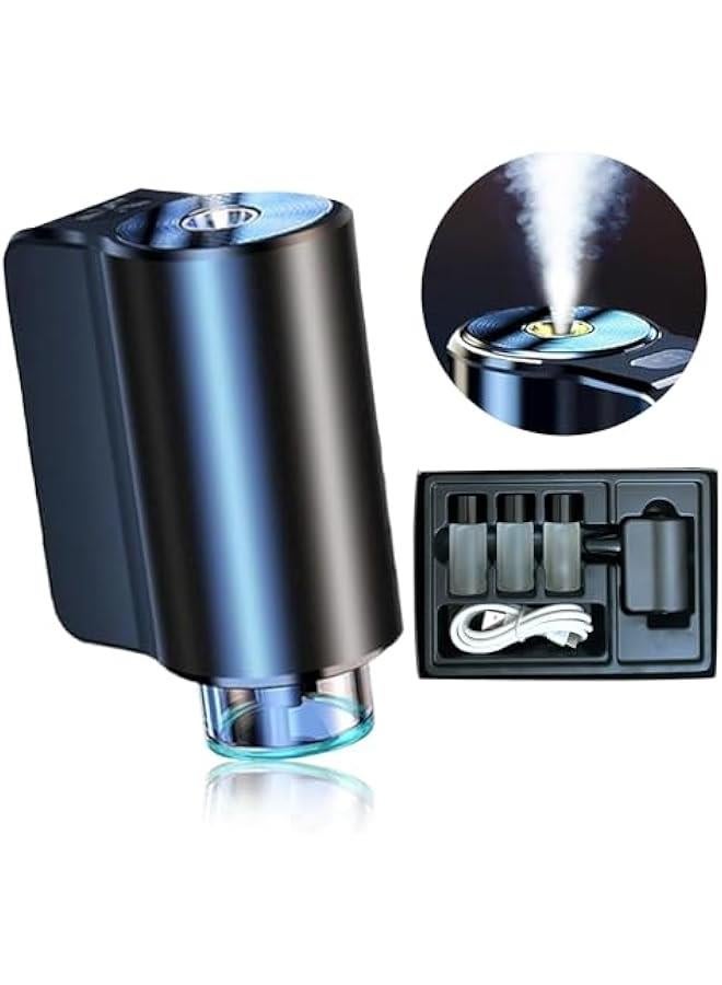 Car Air Freshener Diffuser Adjustable Concentration Car Diffusers for Essential Oils,Smart Car Air Freshener Vent Clips for Car, Office, Bathroom(Diffuser+3pcs Oils,Cologne,Chanel,White Tea) - Image 1