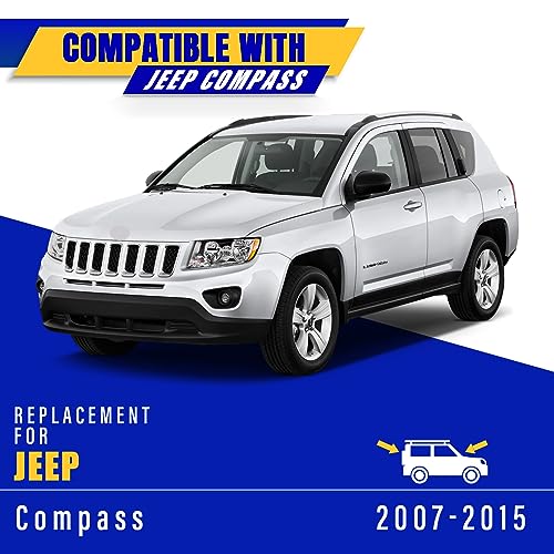 Rooppa 3 wipers Replacement for 2007-2015 jeep compass, Windshield Wiper Blades Original Equipment Replacement - 22"/20"/11" (Set of 3) U/J HOOK - Image 5