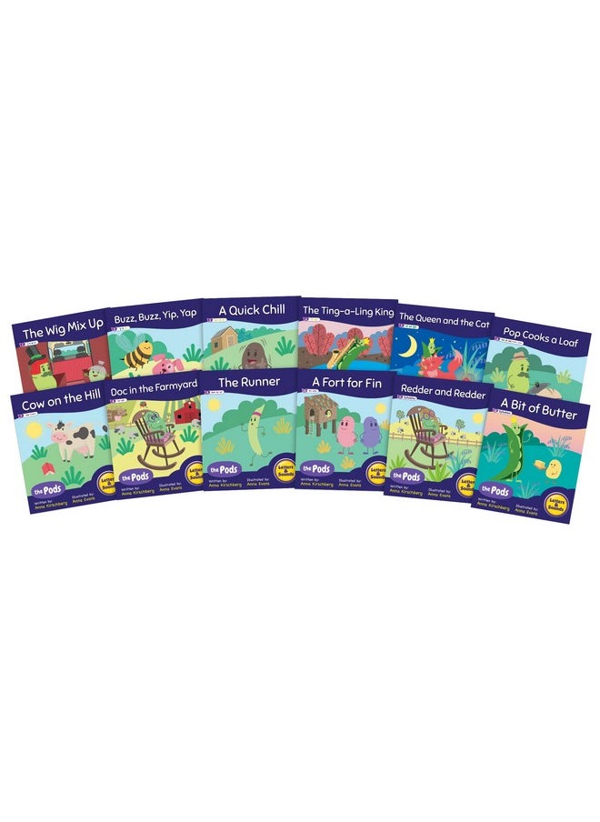 Junior Learning Decodable Readers The Pods - Phase 3 Phonics: The Science Of Reading, Easy Decodable Texts, Beginning Readers, With 12 Books, For Ages 5+, Grade K  - Image 2