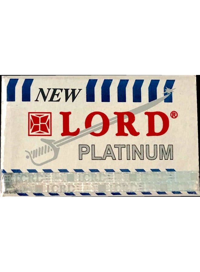 Lord Platinum Double Edge Safety Razor Blades, 100 blades (5x20) - Image 2