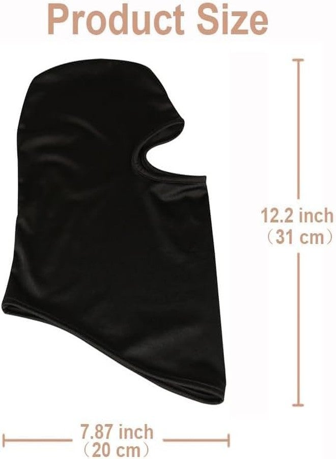 OVOY Kids Lightweight and Breathbale Balaclava-Face-Mask - Boys Girls UV Sun Protector Neck Gaiter for Outdoor Activities Black - Image 3