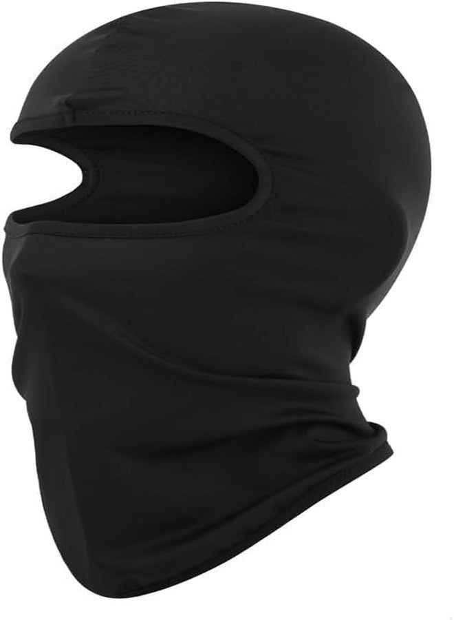 OVOY Kids Lightweight and Breathbale Balaclava-Face-Mask - Boys Girls UV Sun Protector Neck Gaiter for Outdoor Activities Black - Image 1