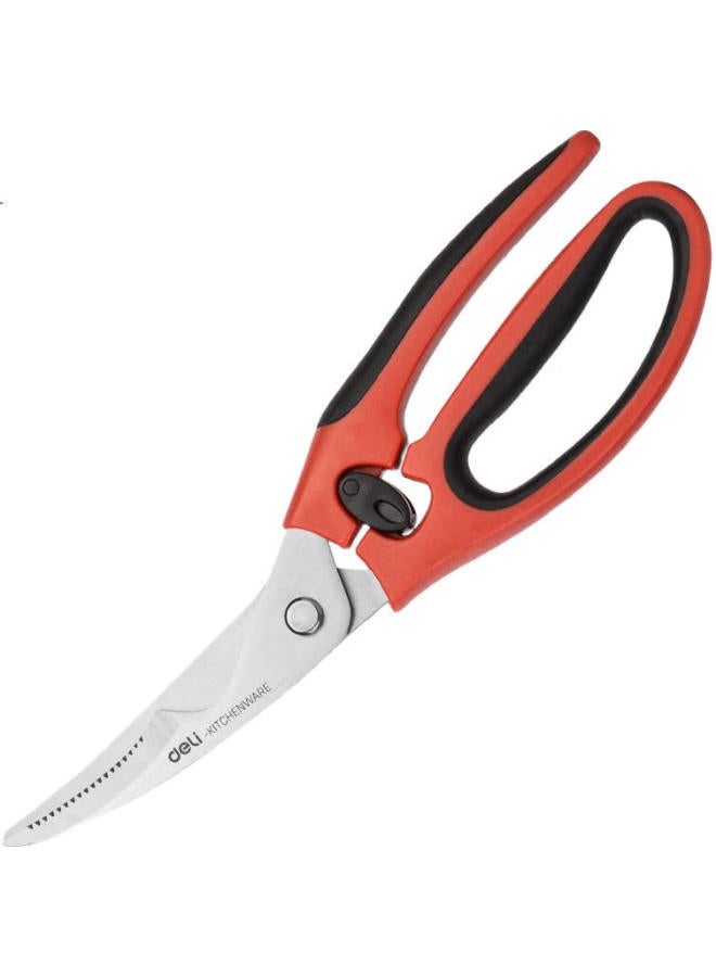 Deli Kitchen Scissors, Professional Chicken Bone Shears, Multi-Functional Stainless Steel Scissors For Roasting Meat And Vegetables, Cutting Tool, Tj24 - Image 1