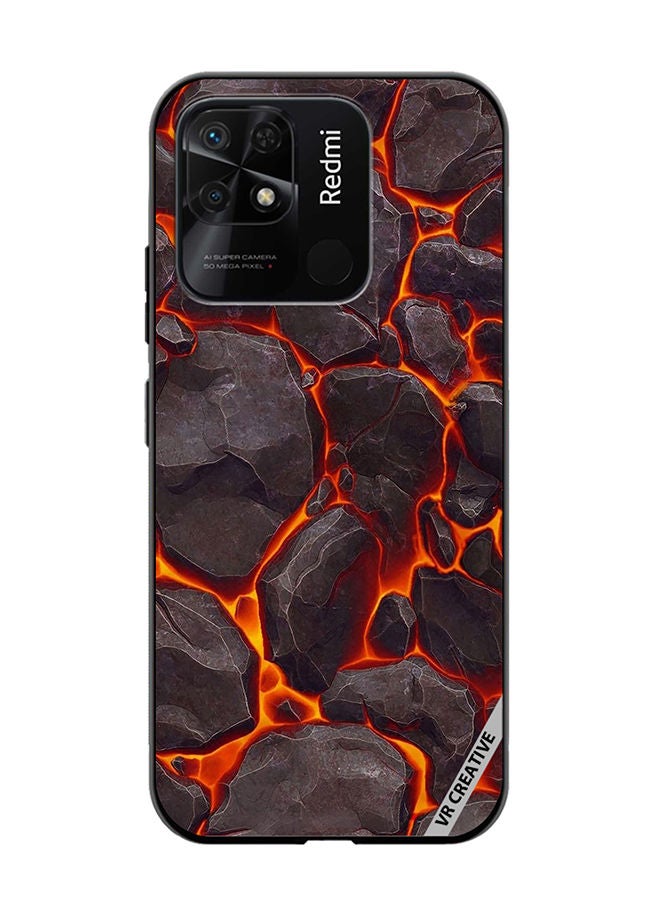 VR CREATIVE Protective Case Cover For Xiaomi Redmi 10C Mattle Paint Texture Design Multicolour - Image 1