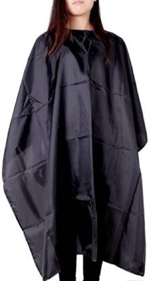Elecsera Professional Hair Dressing Cape Salon Cutting Sheet (Black) Large Size For Men And Women Makeup Apron Makeup Apron - Image 1