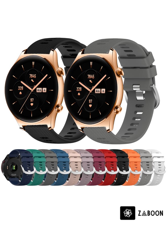 Zaboon Replacement Watch Band For Honor Watch GS 3 22MM Solid Color Soft Silicone - Image 3