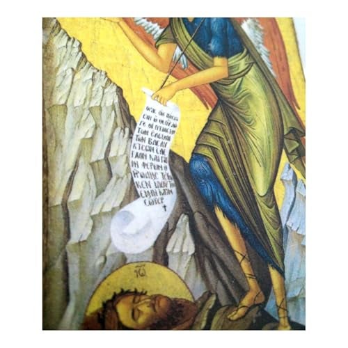 Iconsgr Wooden Greek Christian Orthodox Wood Icon of Saint John The Baptist / A0 - Image 3