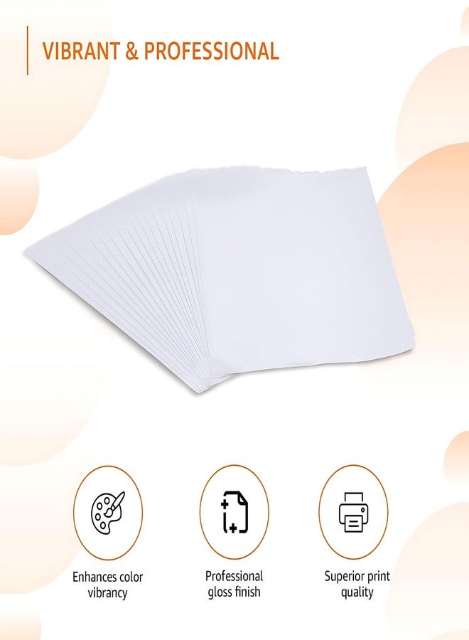 Monarch bizcom impex ورق صور لامع للطباعة النافثة للحبر من مونارك بيزكوم إمبكس - مقاس A4 فاخر (210 × 297 مم)، دقة عالية 5760 نقطة في البوصة، وزن 180 غرام/متر مربع، لمسة نهائية لامعة لطباعة نابضة بالحياة، 20 ورقة في العبوة - Image 3