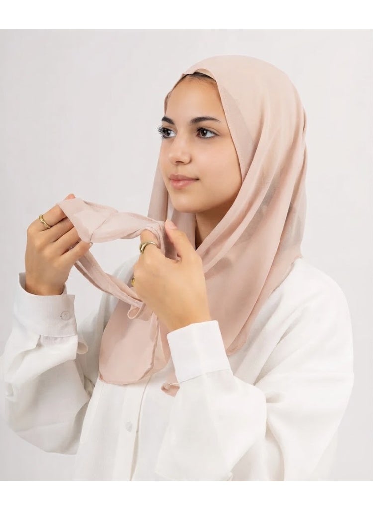 لافوال حجاب سريع اللف أبيض - Image 2