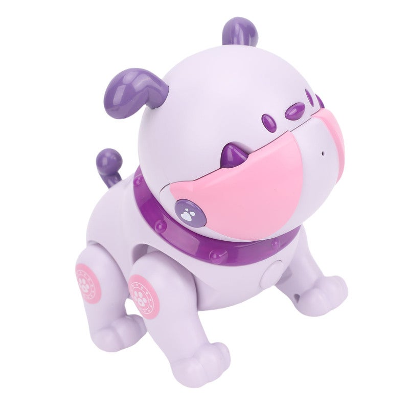 Electric Robot Dog: 3 Sound Changes, Music & Light, Remote Control Interactive Pet - Multifunctional Movement Rotation Early Education Toy for Toddlers Kids Early Learning Sleep Companion - Image 3