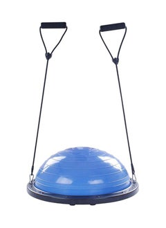 Fitness Yoga Half Ball Balance Trainer with Resistance Bands – Stability Dome for Home Gym, Core Strength, Balance, Pilates & Physical Therapy Workouts  - Image 3