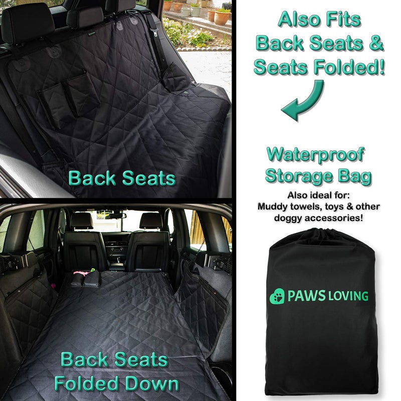 Generic Paws Loving Car Boot Protector for Dogs - Heavy Duty 4 Layer Car Boot Cover - Waterproof Non Slip Large Universal Fit 4x4 Estate SUV - Image 2