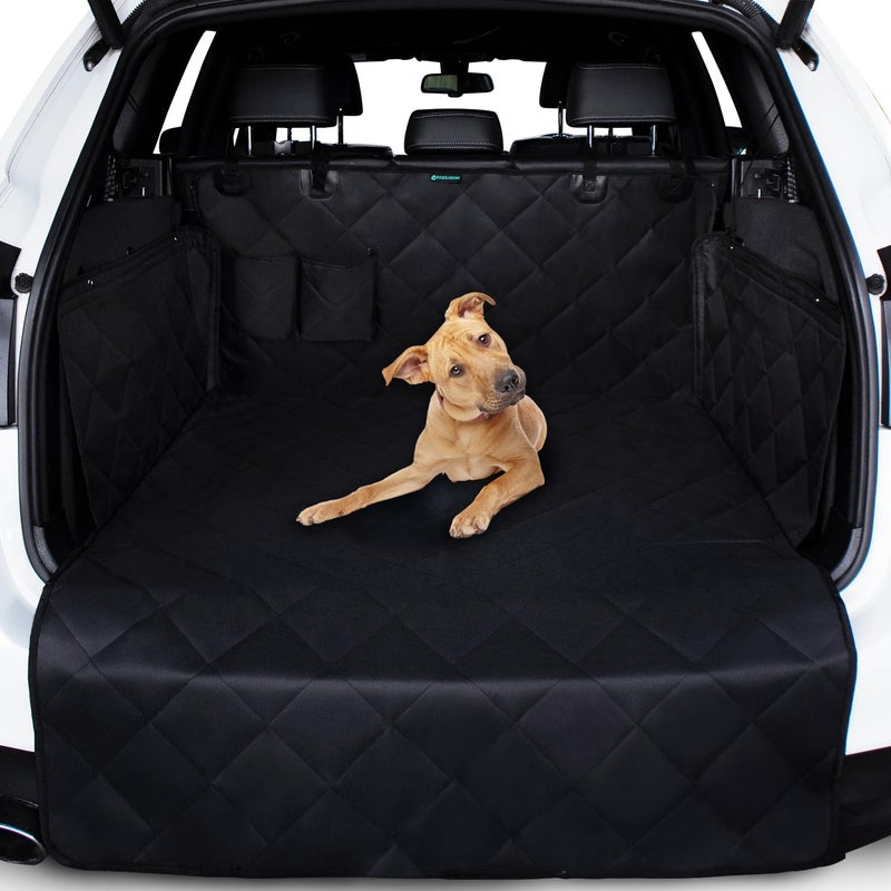 Generic Paws Loving Car Boot Protector for Dogs - Heavy Duty 4 Layer Car Boot Cover - Waterproof Non Slip Large Universal Fit 4x4 Estate SUV - Image 1