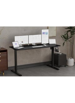Anovara Anovara Standing Desk Height Adjustable Desk Standing Desk 140 X 60cm Adjustable Office Desk Stand Up Computer Desk (Black, 140cm)  - Image 4