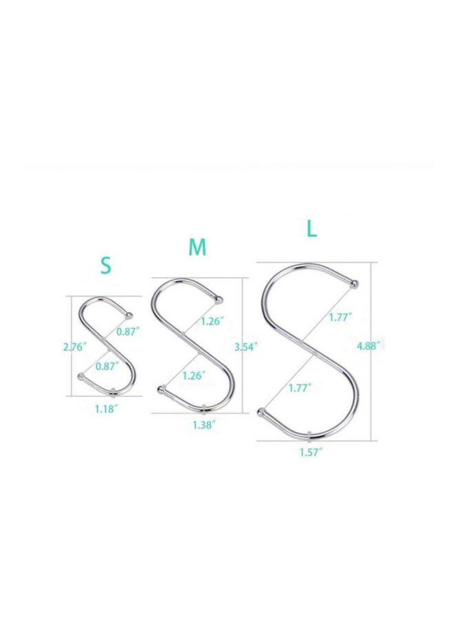Y&D 10-Piece Round Hanger Silver 10x8.4centimeter  - Image 2